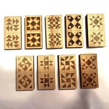 Domino in legno set 28 pezzi