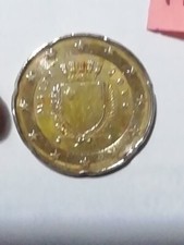 Moneta 20 Cent Di euro Malta 2008 con F