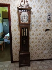 Orologio a pendolo FHS Germany colonna 8 martelli Antiquariato Vintage anni '70