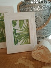 Portafoto grande - Cornice per foto - Shabby - Legno naturale 