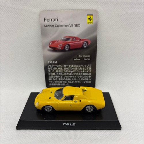 Kyosho ferrari 250 yellow - ferrari,