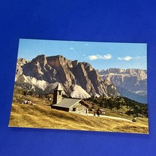 ALPE DI MASTLE' LO STEVIA E GR SELLA CARTOLINA D'EPOCA