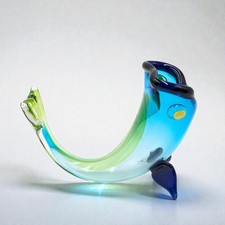Venini - Fulvio Bianconi - Scultura, Pesce - 13 cm - Vetro di Murano