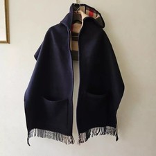 Raro accessorio sciarpa donna poncho stola Burberry originale USATO dal...