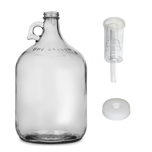 Fermentatore per vino vetro - fermentatore, in