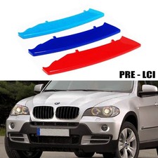 BMW X5 E70 2006/13 e X6 E71  2007/2012 3x Cover Strisce Griglia Plastica M Style