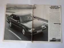 SAAB 900 Turbo 16 S   - Doppelseite - Werbung von 1990 (W1)