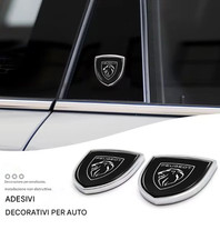 1 PZ Metallo Auto Emblema