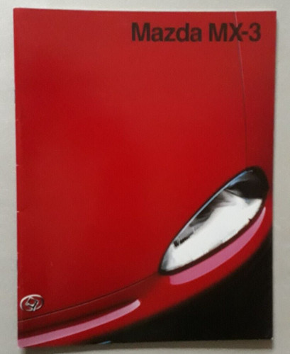 Brochure mazda coupè - brochure,