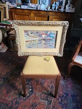 ANTICO DIPINTO/'900/"BARCHE"/OLIO/EC.FRANCESE.