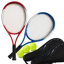 2 Racchette Racchetta Tennis H68xL28 PRO Start + 3 Pallette Maxi Size Adulto