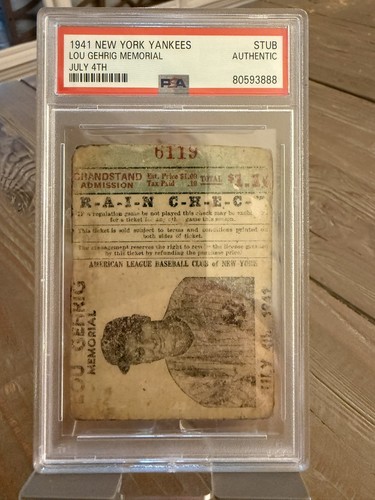 1941 lou gehrig - 1941,