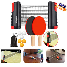 Ping Pong Paddle Set w/