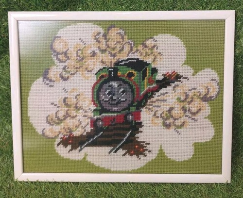 Quadro ricamo punto - , croce