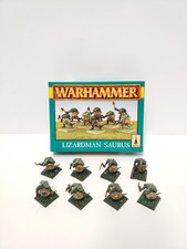 Lizardman Saurus Lizardmen Saurus Warriors Guerrieri Saurus Warhammer RARO FUORI PRODUZIONE