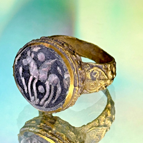 Anello antico romano rame - antico, in