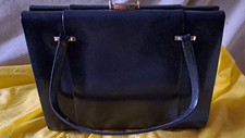 Borsa di vera pelle blu 