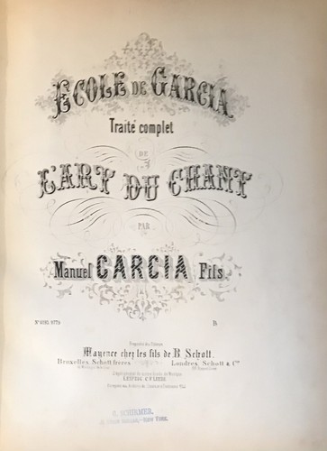 Manuel garcia art - manuel, chant