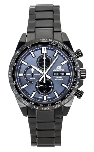 Casio edifice blue dial quartz - casio,