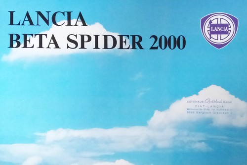 Lancia beta spider 2000 - lancia, 197
