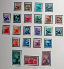 1945-46 SERIE 23 VALORI DETTA DEMOCRATICA - CERTIFICATO CARRARO - MNH **