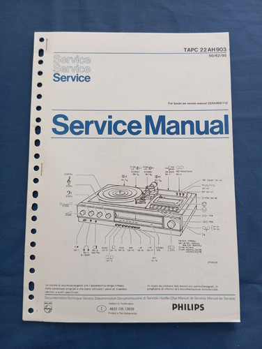 Philips 22ah903 service manual - philips,