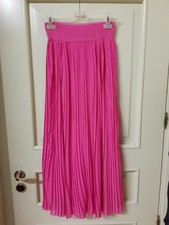 Gonna Lunga Plissettata Colore Fuxia TG UNICA