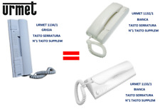 CITOFONO ELETTRONICO CORNETTA URMET UTOPIA GRIGIO 1134/1 REGOL VOLUME SPIA 4+N