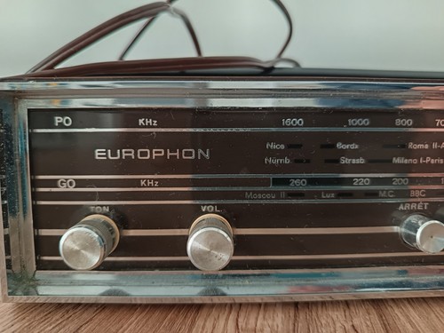 Radio europhon vintage - radio, europhon,
