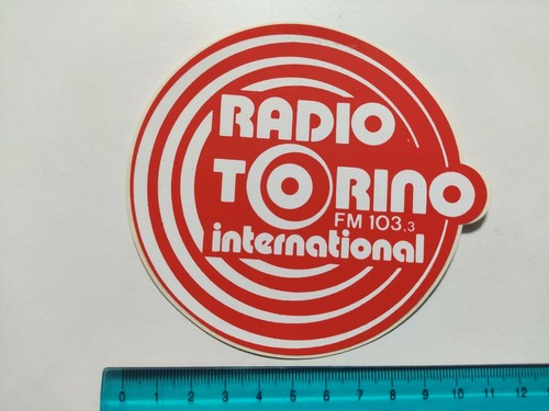 Adesivo radio torino - radio,