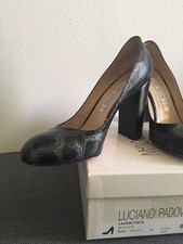 Decollete LUCIANO PADOVAN nero e argento