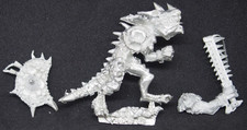 Warhammer Lizardmen Saurus Temple Guard Champion metal OOP 2002