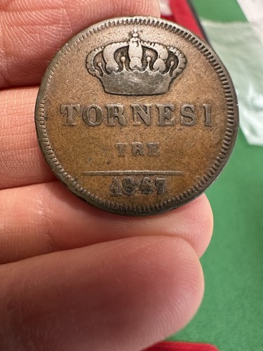 Tornesi 1847 ferdinando ii - ferdinando,