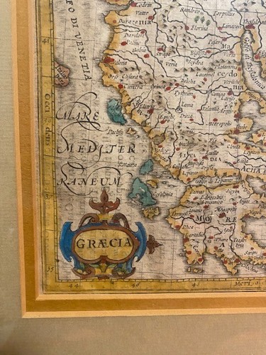 Mappa antica mercator hondius - mercator,