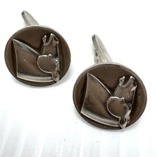 Georg Jensen gemelli cavallo argento 925 uomo vintage usati