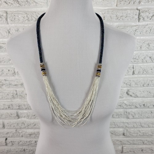 Collana corda perle semi
