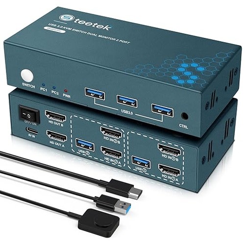 Steetek interruttore kvm 2 - steetek,