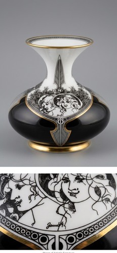 Vaso porcellana hollóháza - porcellana,