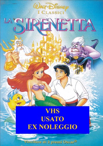 Sirenetta vhs ex noleggio - sirenetta,
