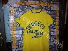 Vintage Cycling Jersey Wool Maglia Ciclismo Bici Lana Peugeot Modena '70s Eroica