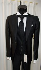 ABITO UOMO SPOSO  NERO   T 48