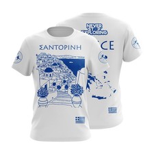 T-shirt Santorini Grecia