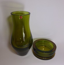 Vaso + Ciotola Vetro Sommerso