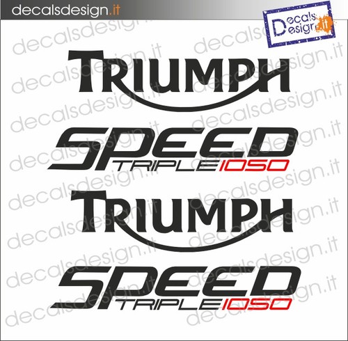 Kit adesivi per moto triumph - per,