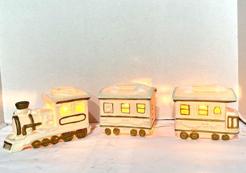 Set trenino porcellana - set, natale
