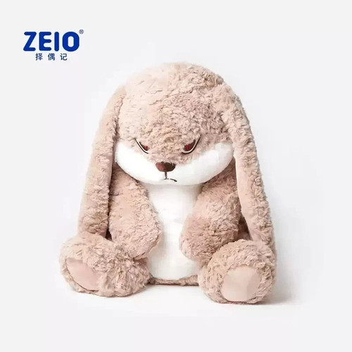 Peluche coniglio arrabbiato - peluche,