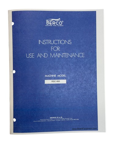 Manuale smerigliatrice per