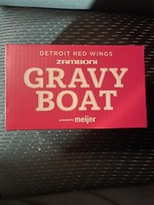 Detroit Red Wings 100th Year Holiday Gravy Boat SGA 26/11/2025 NUOVO IN SCATOLA