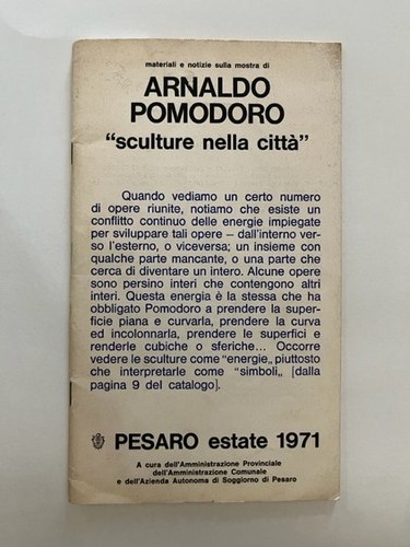 Mostra arnaldo pomodoro - mostra,
