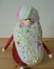 PUPAZZO BABBO NATALE ROSSO IN